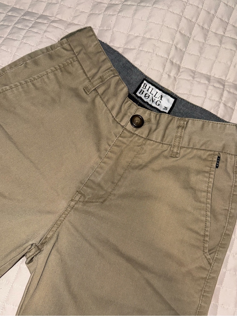 Billabong Men's Khaki/Tan Chino Pants